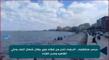 سحب منخفضة.. الأرصاد تحذر من غطاء جوي يطال شمال البلاد وحتى القاهرة ومدن القناة